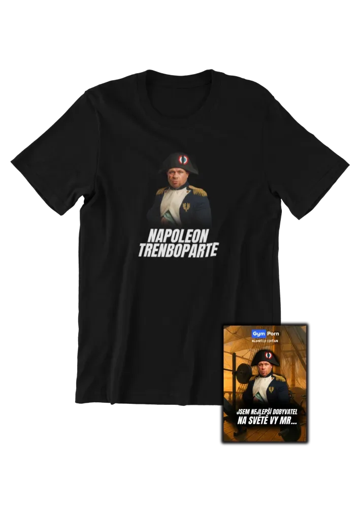 LIMITOVANÝ MERCH TRIČKO - Napoleon + SBĚRATELSKÁ KARTIČKA