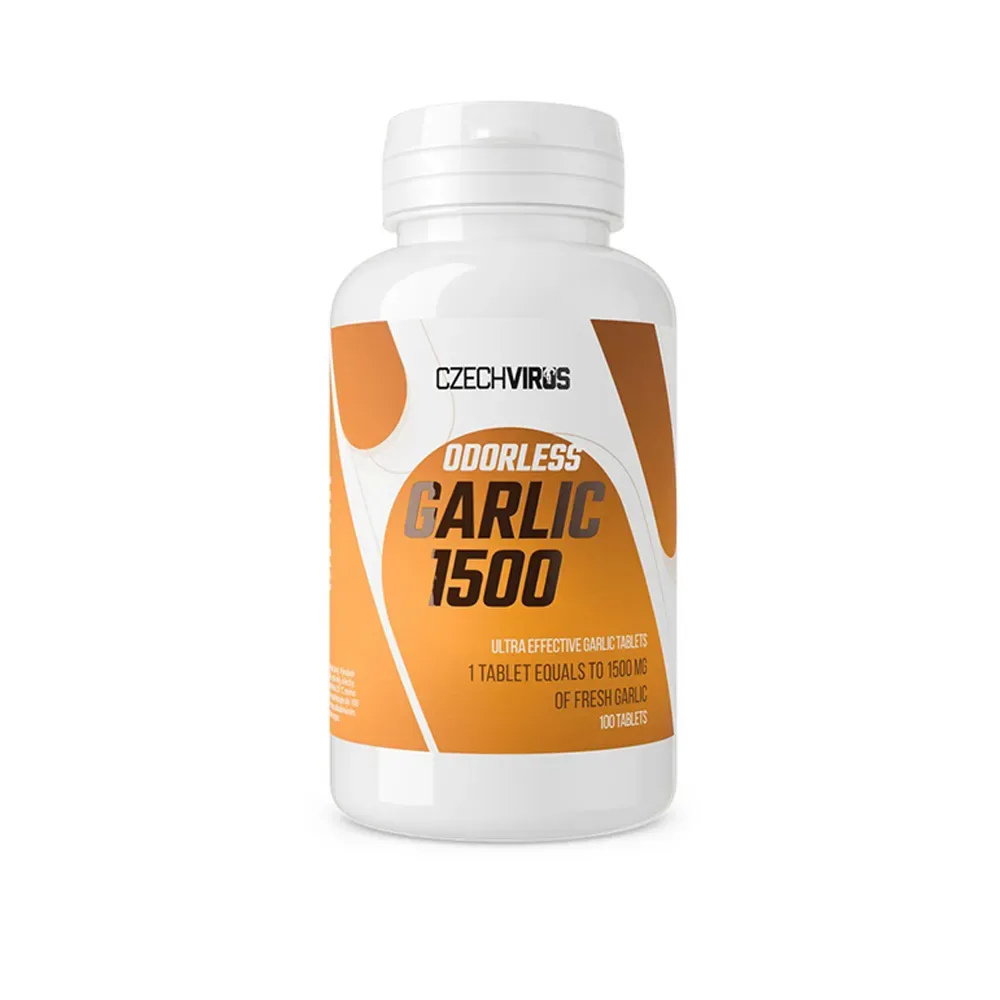 Czech Virus Odorless Garlic 1500  100 tbl