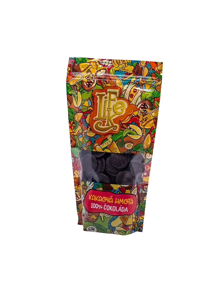 LifeLike Kakaová hmota 100% čokoláda 250 g