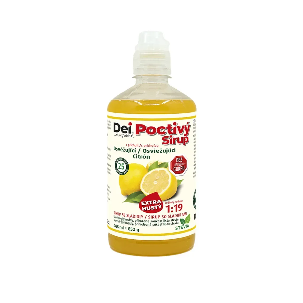 DeiSirup Poctivý Sirup bezový květ 485 ml
