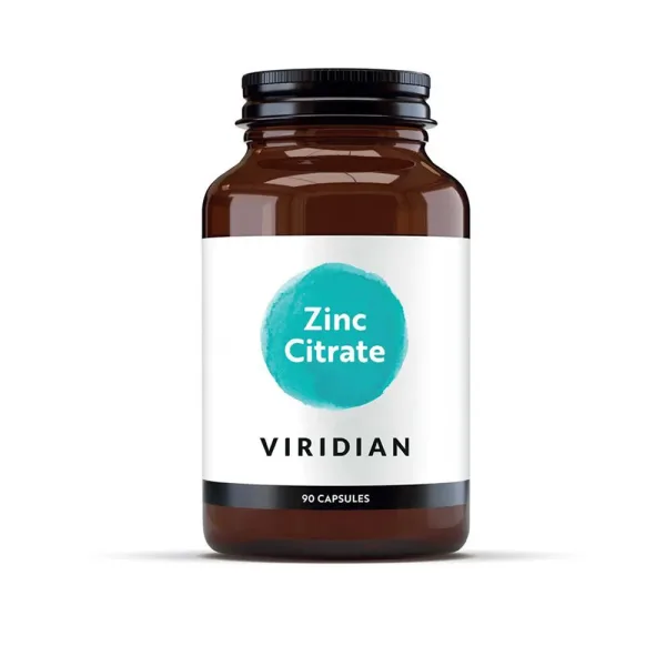 Viridian Zinc Citrate 90 cps (Zinek)