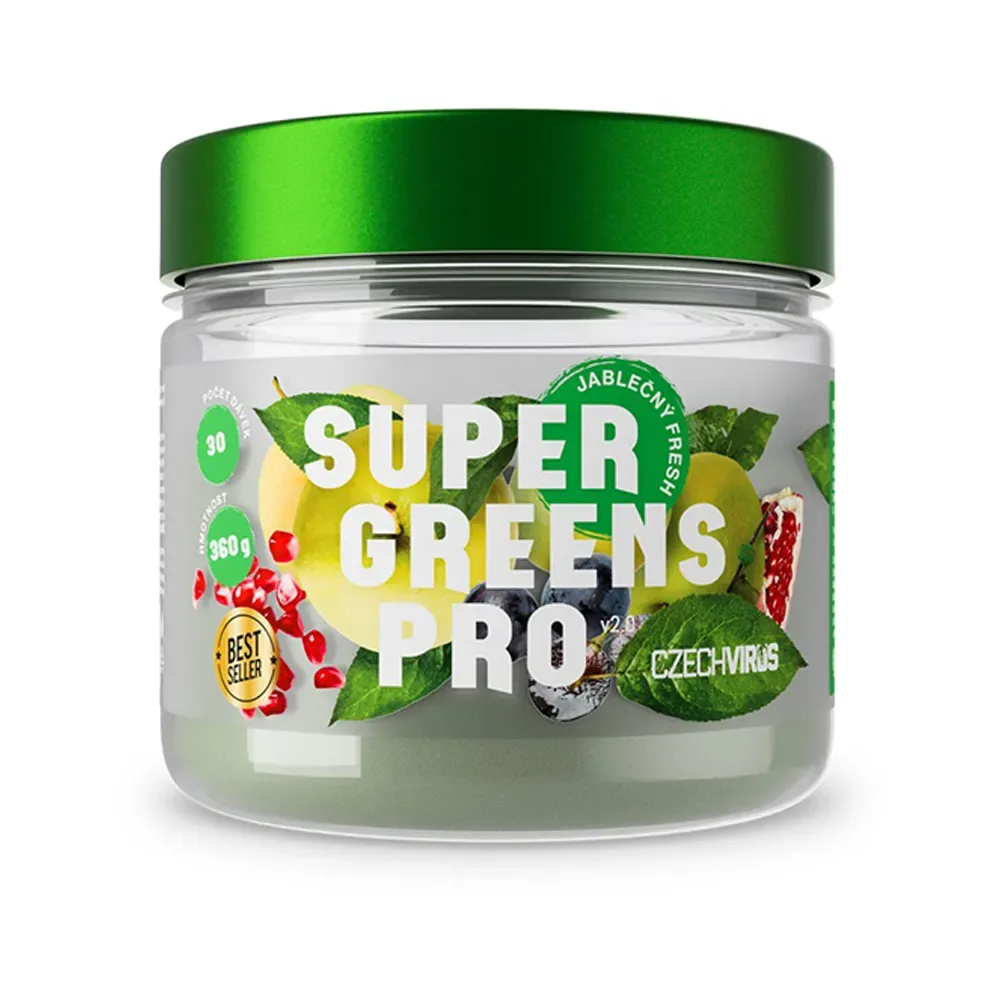 Czech Virus Super Greens Pro V2.0 lesní ovoce 360 g
