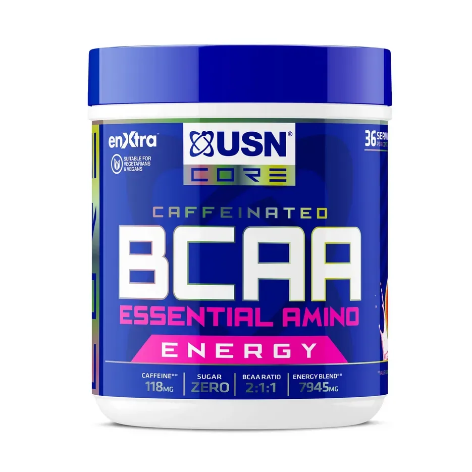 USN BCAA + Power Punch Energy 400 g mango - pomeranč