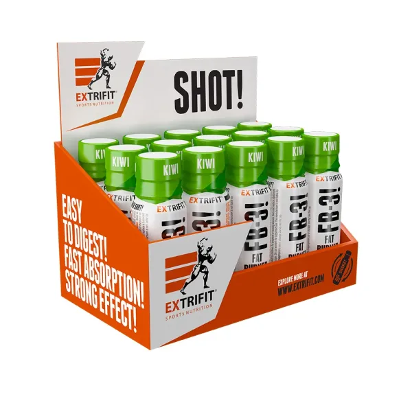 Extrifit FB-3! Fat Burner Shot 15 x 90 ml kiwi