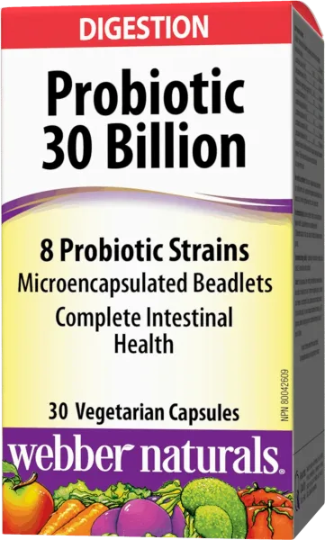 WEBBER NATURALS Probiotic 30 Billion 30 kapslí