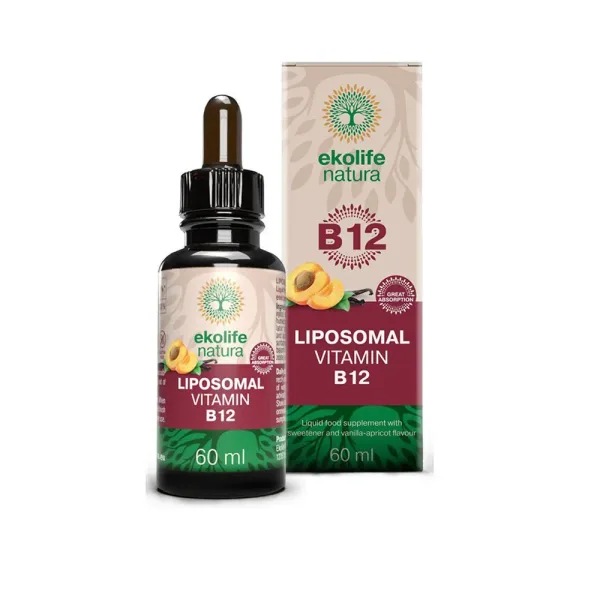 Ekolife Natura Liposomal Vitamin B12 60 ml (Lipozomální vitamín B12)
