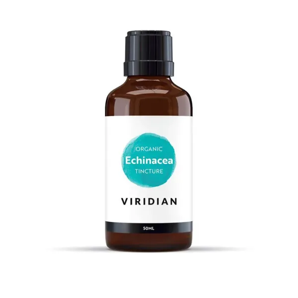 Viridian Echinacea Tincture 50 ml Organic (Tinktura z Echinacey Bio)