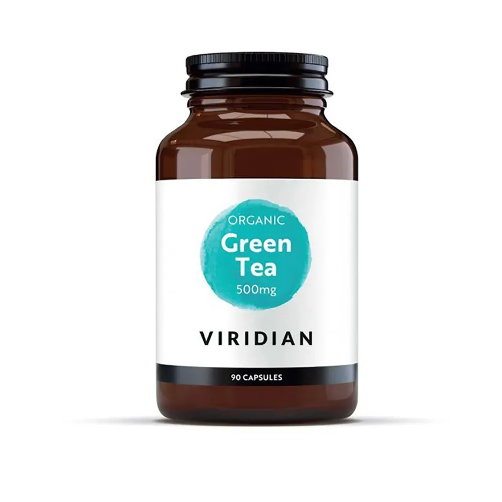 Viridian 100% Organic Green Tea 90 kapslí