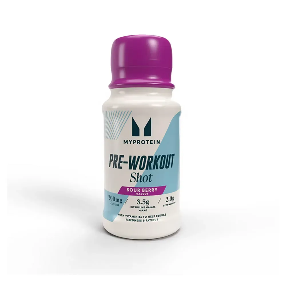 MyProtein PreWorkout Shot sour berry 60 ml