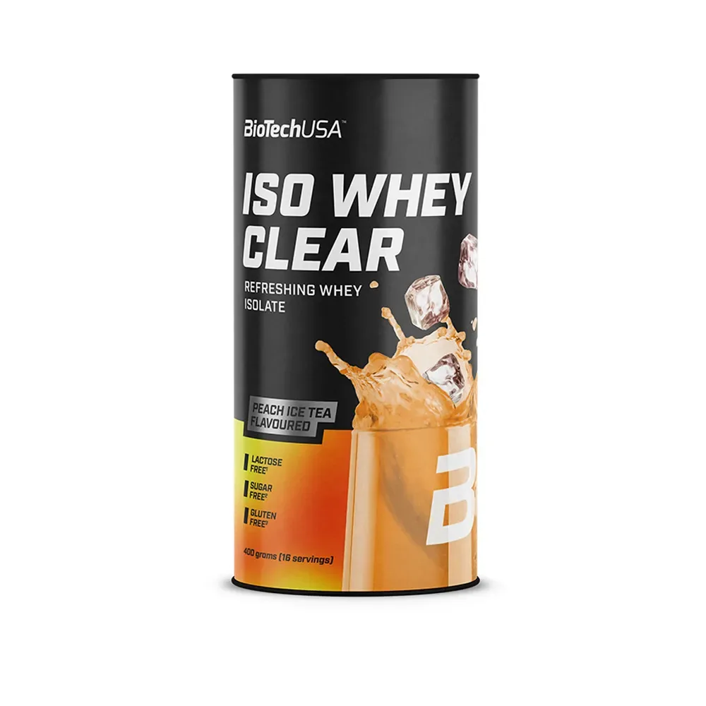BioTech Iso Whey Clear peach ice tea 400 g