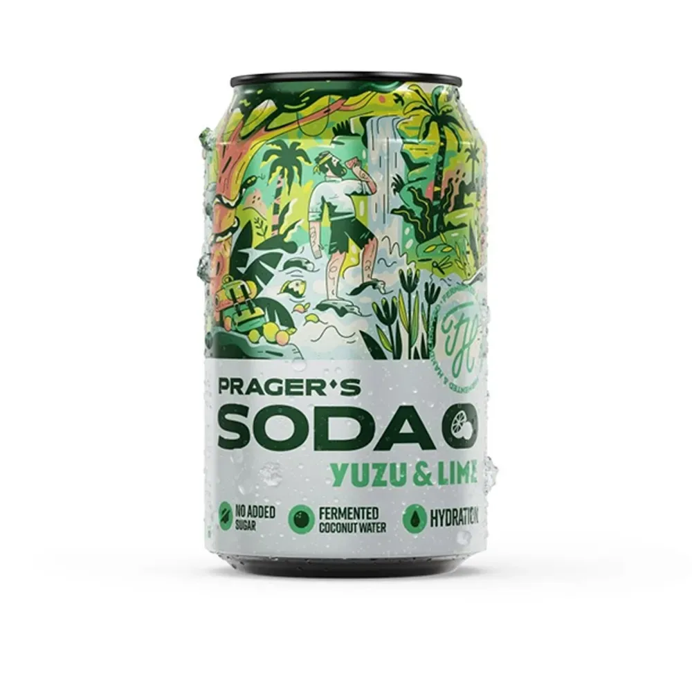 Prager's Soda yuzu lime 330 ml