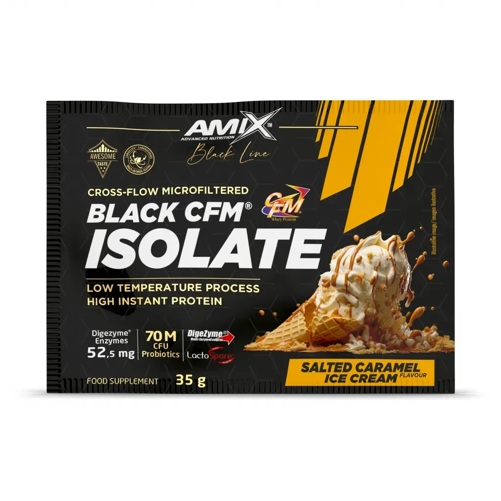 Amix Black Line Black CFM Isolate 35 g mango pineapple