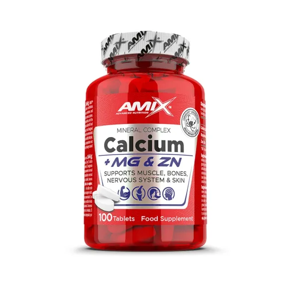 Amix Calcium+Mg+Zn 100 tbl