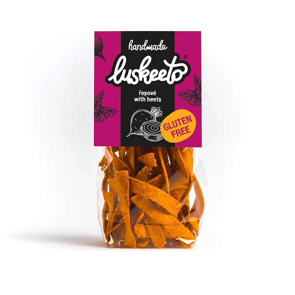 Luskeeto Luštěninové Krekry 70 g makové