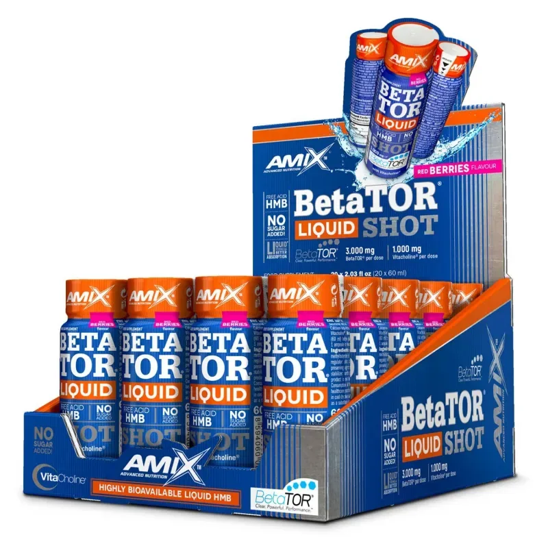 Amix BetaTor Liquid HMB Shot red berries 20 x 60 ml