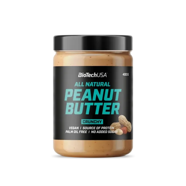 BioTech Peanut Butter 400 g crunchy