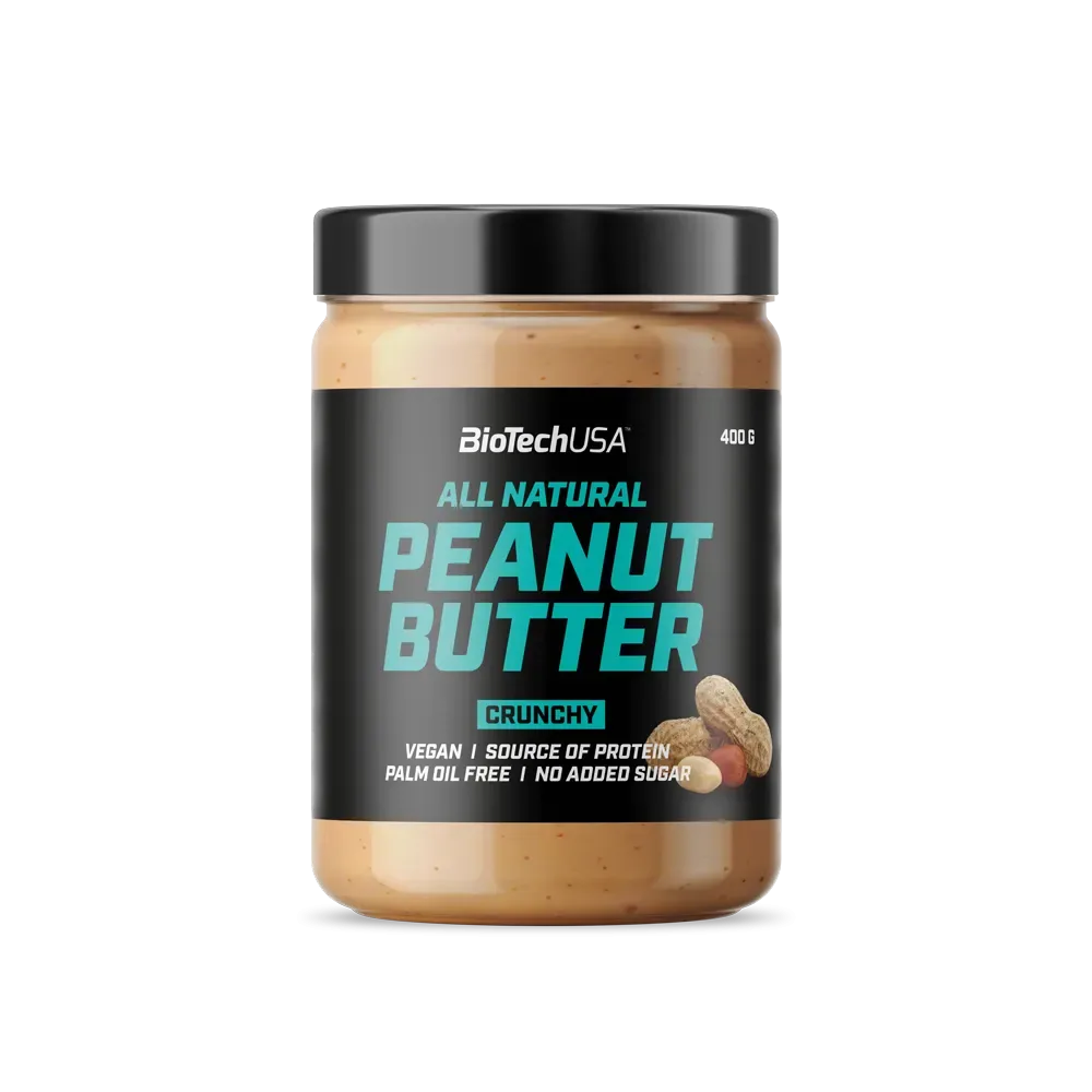 BioTech Peanut Butter 400 g crunchy