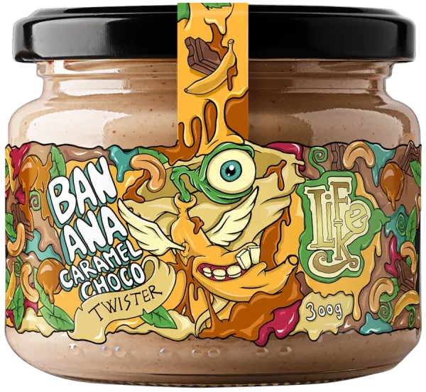 Lifelike Twister Banán/karamel/čokoláda 300 g