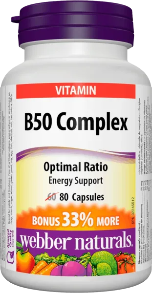 Webber naturals B50 Complex 80 tablet