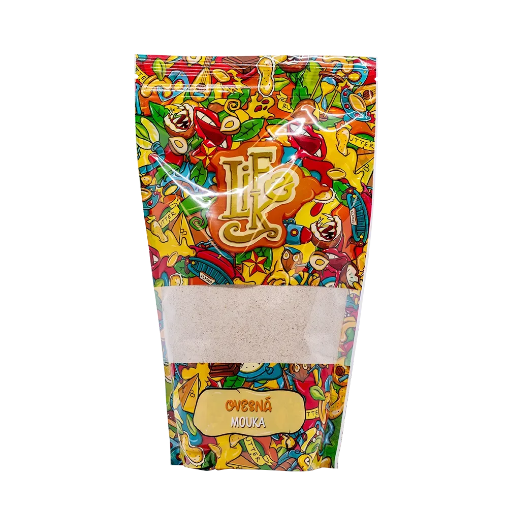 LifeLike Ovesná instantní celozrnná mouka 500 g