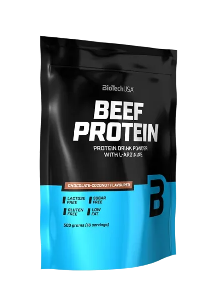 BioTech Beef Protein 500 g strawberry