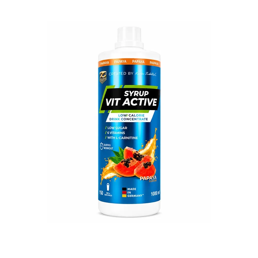 Z Konzept Vit Active Syrup Low Carb 1000 ml black currant
