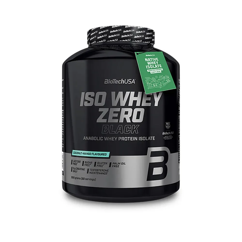 BioTech Iso Whey Zero Black 1816 g strawberry