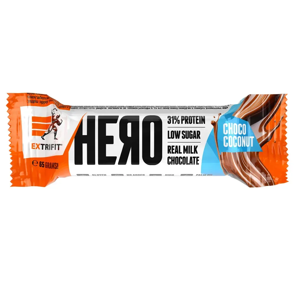 Extrifit Hero Protein Bar 31% choco caramel 65 g