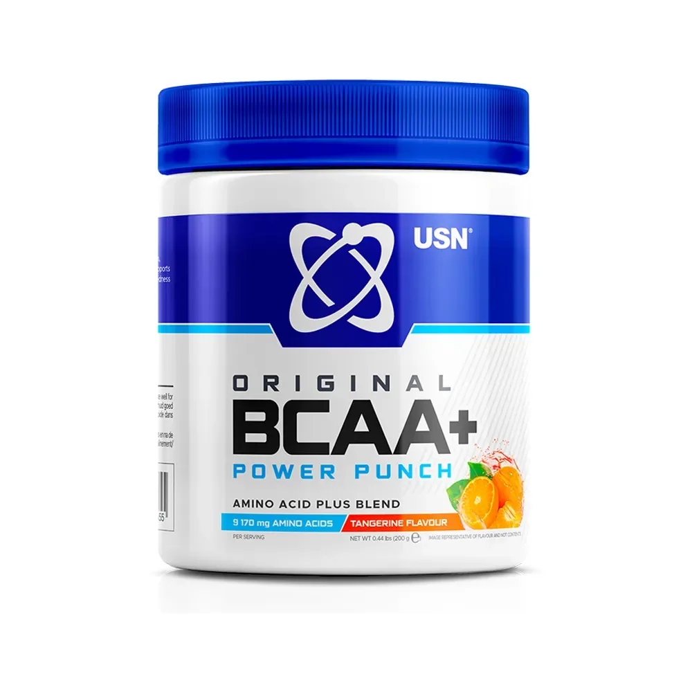 USN BCAA Power Punch 400 g modrá malina