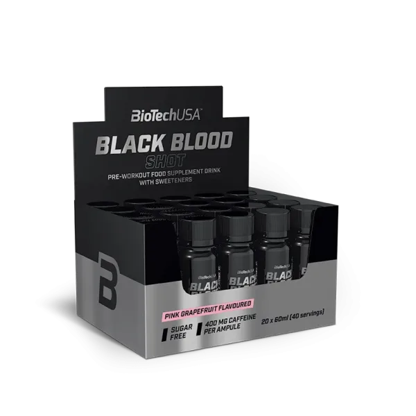 BioTech Black Blood Shot 20 x 60 ml