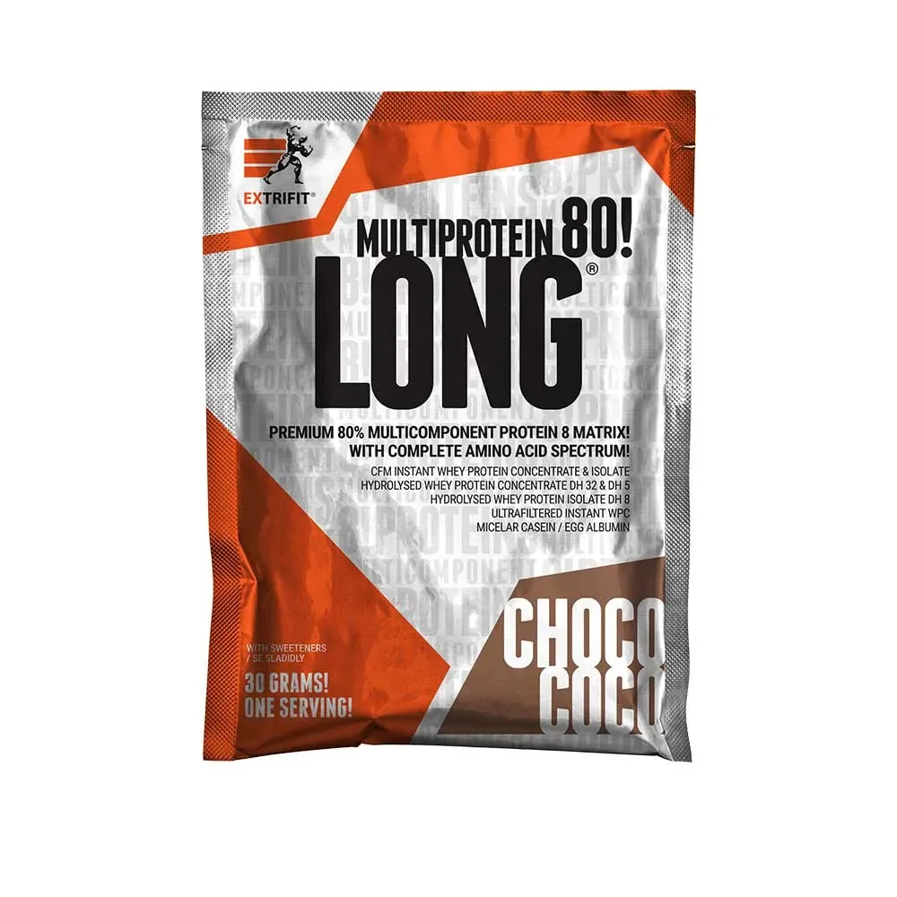 Extrifit Long 80 Multiprotein 30 g strawberry banana