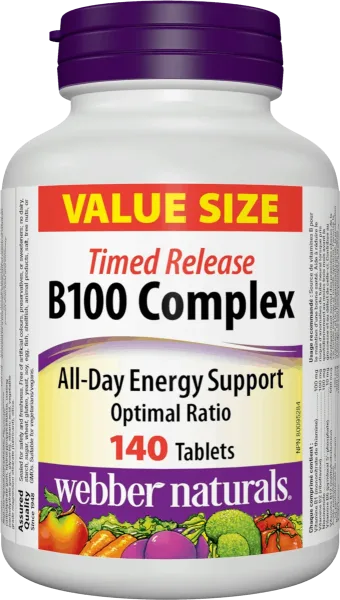Webber Naturals B100 Complex 140 tbl
