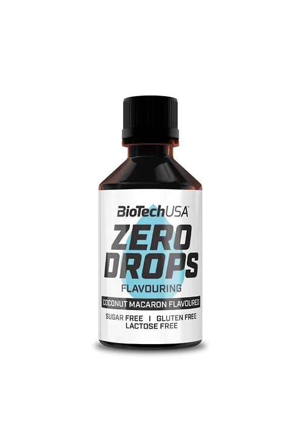 BioTech USA Zero Drops ořechový nugát 50 ml