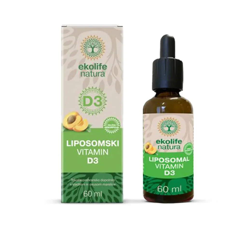 Ekolife Natura Liposomal Vitamin D3 60 ml (Lipozomální vitamín D3)