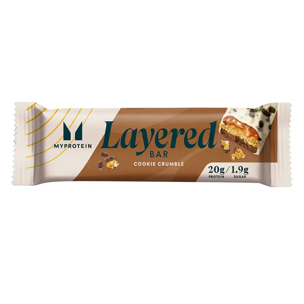 MyProtein Layered Protein bar 60 g birthday cake