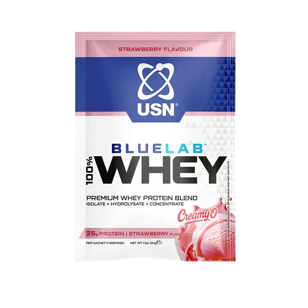 USN BlueLab 100% Whey Protein Premium 34 g slaný karamel