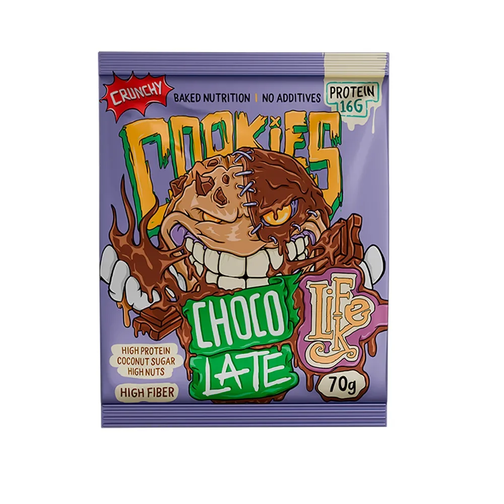 LifeLike Cookies Crunchy caramel white chocolate 70 g