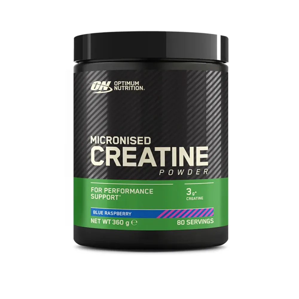 Optimum Nutrition Micronised Creatine Powder blue raspberry 360 g